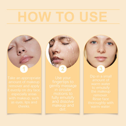 Enzyme Cleansing Balm for Makeup Remover Deep Cleansing Face Pore Refreshing Non-tightening Smoothing Skin Makeup Remover Balm
