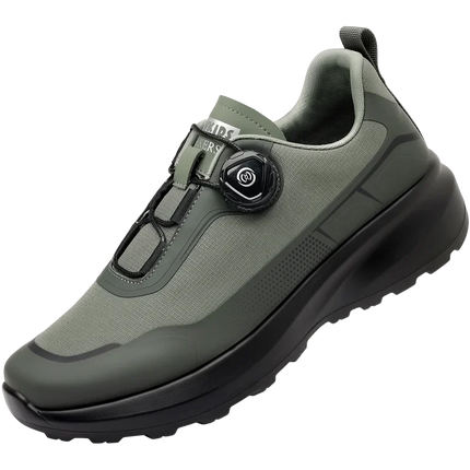 Men's Camping Running Sports Shoes with Lightweight Comfortable Versatile Studded Sole, Solid Color Mountaineering Sneakers