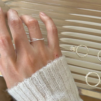 925 Sterling Silver Heart Ring / Bague Argent 925 Cœur Ajouré