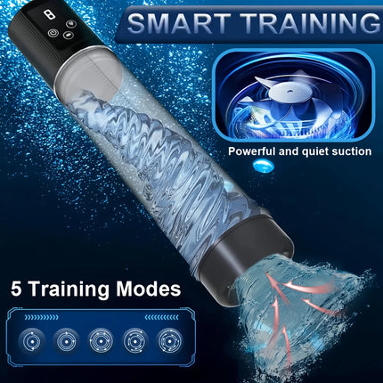 9 Suction Settings & 9 Masturbation Modes Automatic Male Penis Masturbator Sexual Wellness Product for Male Penis Training 18+