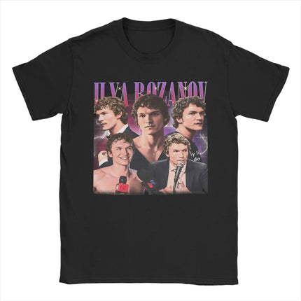 Heated Rivalry Ilya Rozanov But Daddy I Love Him T Shirt Men's Pure Cotton Vintage T-Shirts Crew Neck Tees Short Sleeve Clothing