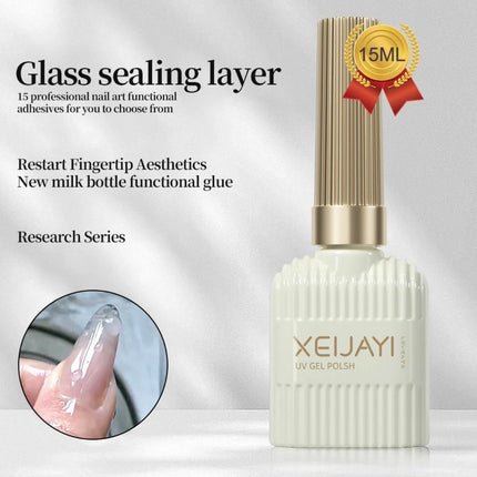 XEIJAYI Base Gel Super Top Coat Manicure Matte Top Coat Semi Permanent Soak Off UV Gel Varnish 15ml