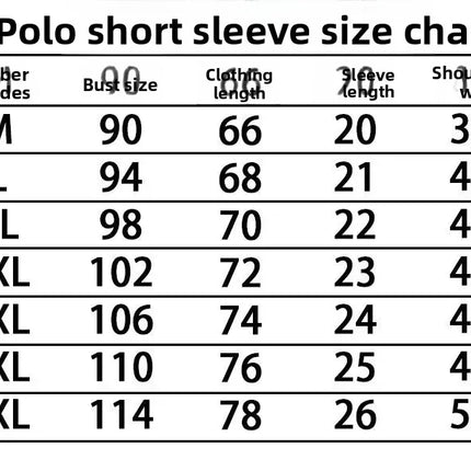 Summer Fashion Short Sleeve Polo Shirt Men's Slim Fit Business Casual Versatile Turn-down Collar Top Quality Material