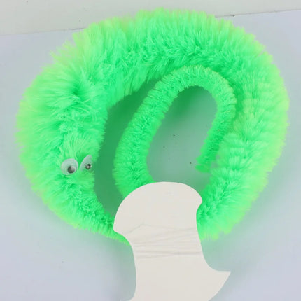 Funny Worm Magic Props Toys for Children Kids Beginners Wiggly Twisty Worm with Invisible String Party Games Trick Toys