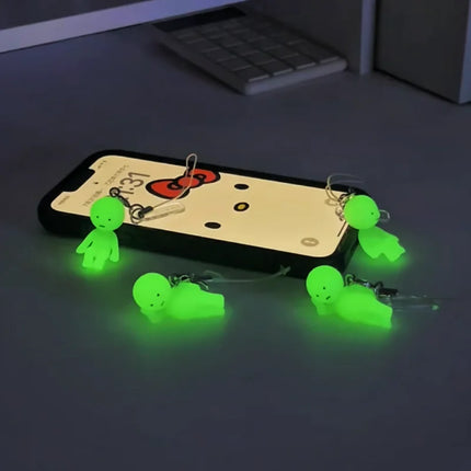 Sonny Angel SMISKI Strap Accessories Blind Capsule Glow in The Dark Gashapon Pendants Collectible Keychain Birthday's Day Gifts