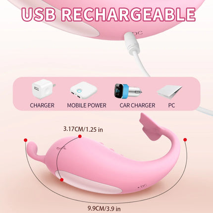 Safe Silicone Wearable Panties Vibrating Egg Vagina Clitoris Stimulator Interaction APP Control Vibrating Love Egg for Women 18+