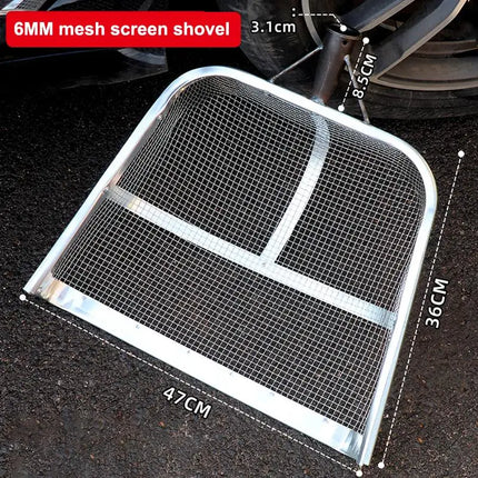 [C] 1Pc Metal Soil Sifting Mesh Easy Grip Effectively Captures Sand Rocks Compost And Wood Chip Farm Tools Garden Tools