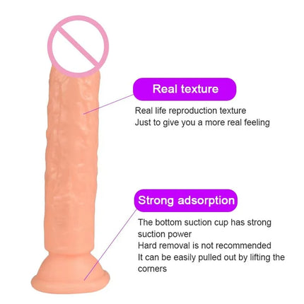 Realistic Silicone Dildo with Suction Cup G-Spot Anal Dildos Strapon Dick Butt Plug Masturbat Adult Sex Toys for Man Women