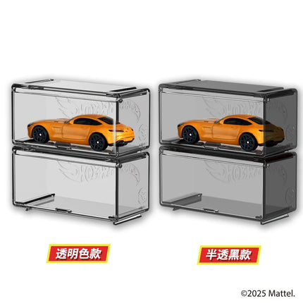 Original Hot Wheels Car Storage Box Display Case Non-Remote Control Model Railway Track Compatible Vehicle Organizer Toy Case