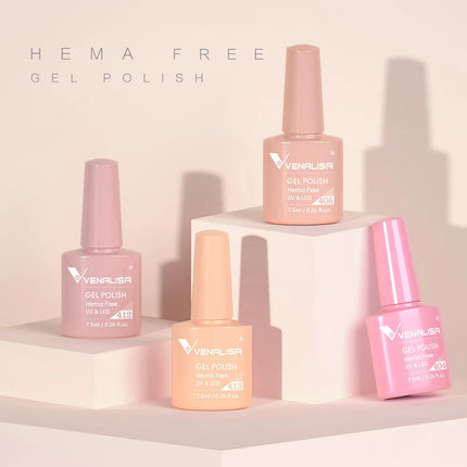 Venalisa 7.5ml Nail Gel Polish 60 Colors Hema TPO Free Milky White Jelly Soak Off UV LED Varnish Full Coverage CANNI Manicure