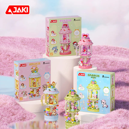 JAKI High Brick Building Blocks Toys Set, Forest Lighthouse Night Light, Home Decor, Educational Building Toys, Birthday Gift