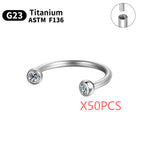 50pcs / 1.2x10X3X3mm
