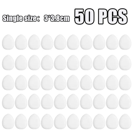150pcs Mini Finger Puff Foundation Small Air Cushion Powder Sponge Face Concealer BB CC Cream Cosmetic Applicator Makeup Tools