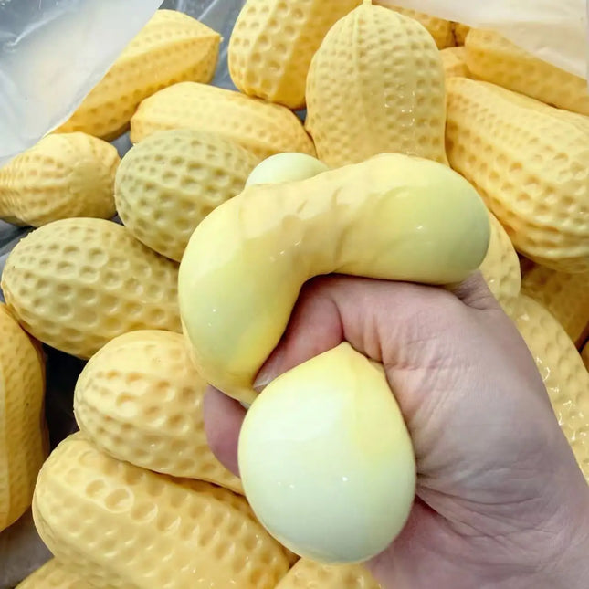 Peanut Stress Relief Toys Soft Squeeze Toy Squishy Toy No Rebound Sensory Fidget Toy ASMR Sensory Anti-Stress Toys for Adults