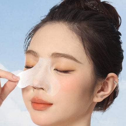 100-300PCS Blackhead Nose Mask Paper Disposable Moisturizing Blackhead Nose Mask Strips Paper Cosmetic Cotton Skin Care Stickers