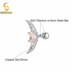 Silver 3 / 12mm Titanium Pole