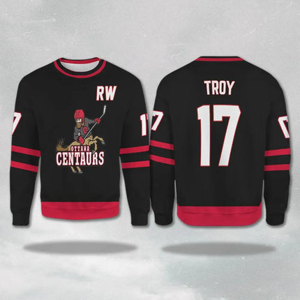 Heated Rivalry Centaurs Ice Hockey Team Jersey Ilya Rozanov Fan Street Style Crew Neck Pullover Unisex Retro Casual Sweatshirt