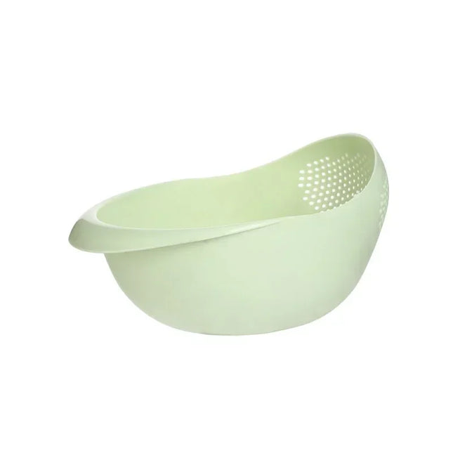 New Food Grade Plastic Rice Strainer Vegetable Washing Basket Fruit Vegetable Washing Drain Basket Kitchen Multi-purpose Storage