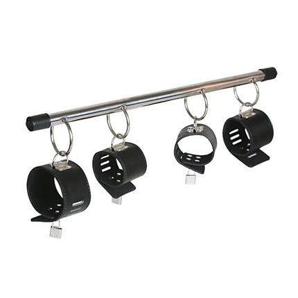 BDSM Kit Leg Spreader Bar Handcuffs Ankle Cuffs Bondage Restraints Open Mouth Gag SM Sex Toys For Couples Bedroom Adult Games