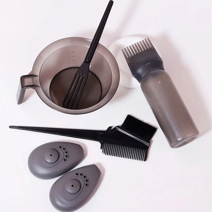 6pcs professional salon hair dye set -  hair salon tools, suitable for home hairdressing and salons,special for real hair wigs