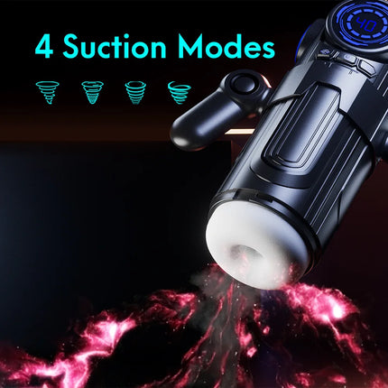 3 IN 1 Automatic Male Masturbator Sex Toys for Men Vibrator 9 Vibration 4 thrusting Sucking Masturbation Cup Stroker Adult Toy