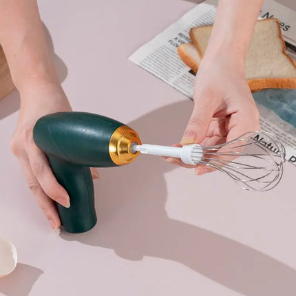 1 electric mixer, egg beater, double stick, 3-speed gun style cake cream mixer, batter mixer, food mixer