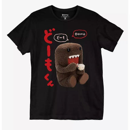 Domo Snacktime Girls T-Shirt Unisex Best Sellers Digital Printing Women Men Oversized Y2k Street Hip Hop High Quality Clothing