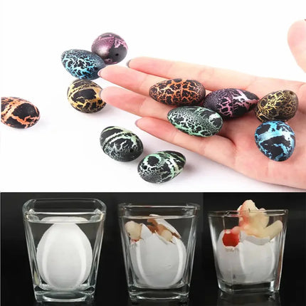 10Pcs Magical Dinosaur Eggs Hatched in Water Dinosaur Eggs Animal Reproduction Immersion Children Tyrannosaurus Fun Gifts