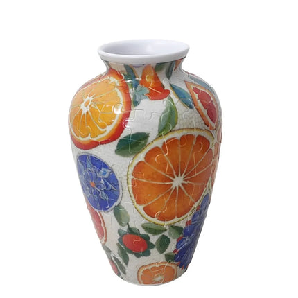 Creative 3D Puzzle Vase Waterproof Artistic Flower Vase Jigsaw Arrange Flowers Building Block Flower Arrangement Vase