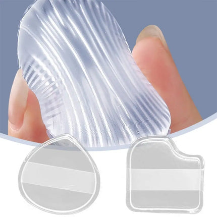 Silicone Cosmetic Puff Soft Makeup Blender Beauty Sponge Transparent Soft Elasticity Puff Sponge for Concealer Foundation