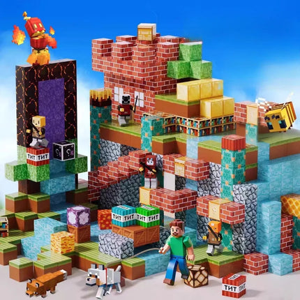 Magnetic STEM Building Blocks - Educational Set for Kids