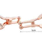 rose gold 1 pair