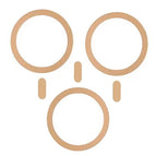 Golden-3pcs