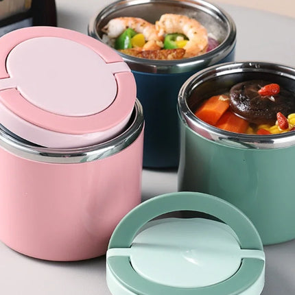 630/1000ml Food Thermal Jar Insulated Soup Cup Thermos Containers Stainless Steel Lunch Box Thermo Keep Hot for School Children