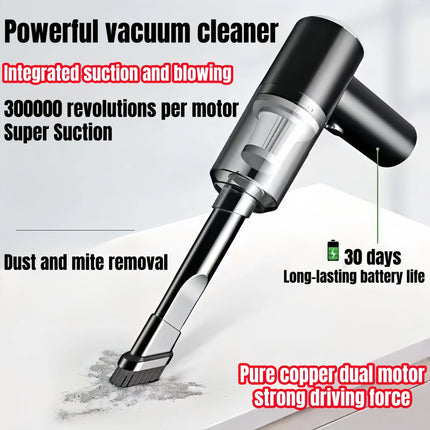12000P car mounted wireless handheld vacuum cleaner, integrated blowing and suction high-power vacuum cleaner, for home use