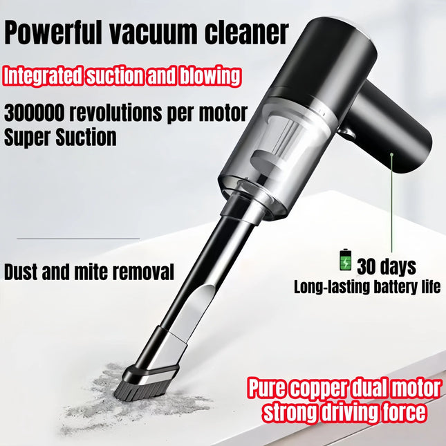 12000Pa car-mounted wireless handheld vacuum cleaner, integrated blowing and suction high-power vacuum cleaner, for home use