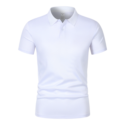High-end polo shirt, outdoor casual solid color T-shirt, quick-drying golf shirt, lightweight breathable top, unisex T-shirt sle