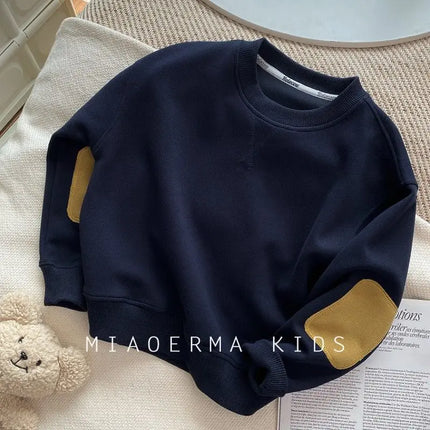 Boys Sweater Girls Warm Jumper Spring Autumn Sportswear New Casual Pullovers Children's Casual Clothes Kids Coat 2-8 Years Old