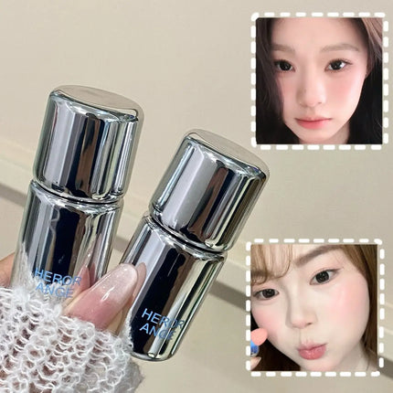 Low Saturation Matte Liquid Blush Water Light Cheek Cream Smooth Blush Big Sponge Brush Head Easy To Apply Natural Rouge Makeup