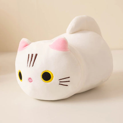 Don't miss it! A 22cm cat plush toy with classic black, white, and gray colors paired with vibrant orange. A must-have for every