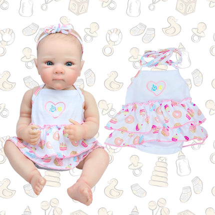 New Doll Clothes Suits Fit for 48-50CM Baby Doll 18-20inch Reborn Baby Doll Clothes Accessories Clothes Suit for Generation Doll