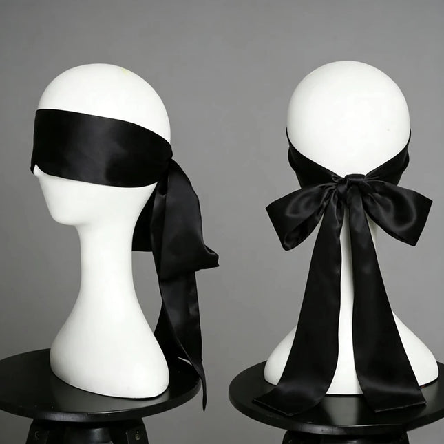 1PC Sexy Silk Sleep Mask Blindfold Gift High Quality BDSM Bondage Handcuffs Restraints Sex Toys Couples Adults Hot New Best