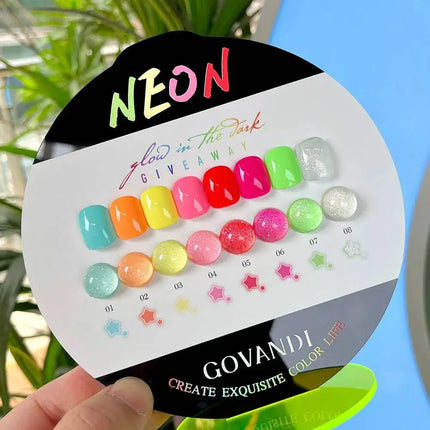 High-end Cream Milk 6pcs Gel Nail Polish Set 15ml Soak Off UV LED Gel Varnishes With Free Color Card For Nail Salon Lacquer 15ml