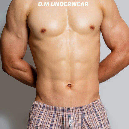 Hot unique Original Design Funny Striped Underwear men Cotton Breathable Boxer Shorts Male Cartoon Underpants