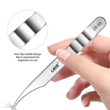 Grafting Eyelash Tweezers Beauty Eyelash ProfessionalWith High Precision Clip Kind Of Universal Eyelash Clip Dolphin Clip Flowe