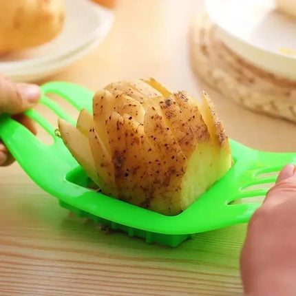 1 Pcs Stainless Steel Potato Fries Cutter Multifunctional Vegetable Slicer Masher Home Kitchen Cooking Gadget Tools