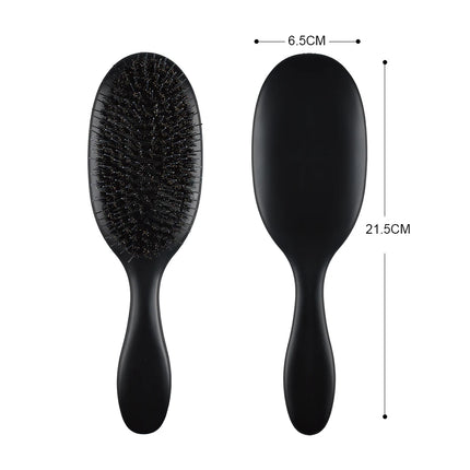 Boar Bristle Hair Brush Nylon Teeth Hair Extension Brush for Women Girl Matte Cushion Brush Hair Styling Smoothing Detangling