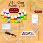 12 Colors A4 Kit