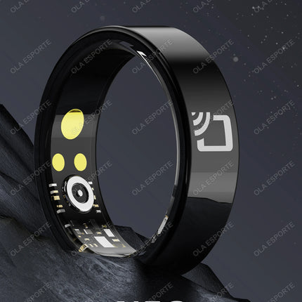 For Android iOS 2025 Smart Ring NFC Heart Rate Blood Oxygen Multi-Sport Monitor 5ATM Waterproof Ceramic SmartRing Women Men New