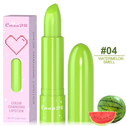 Fruit Color Changing Cherry Red Jelly Lipstick Moisturizing Temperature Change Peach Lip Blam Korean Makeup for Women Lips Care